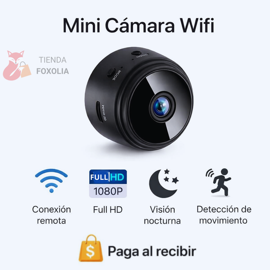 Mini Cámara WiFi Full HD – Seguridad en Tiempo Real