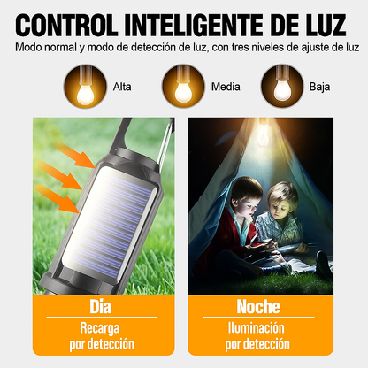 💡 Ampolleta Solar Pro x2 – ¡Brilla donde la corriente no llega!