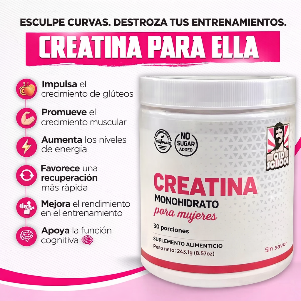 CREATINA MONOHIDRATADA - OLD SCHOOL LABS