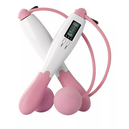 Cuerda Para Saltar Con Contador - Color Rosa
